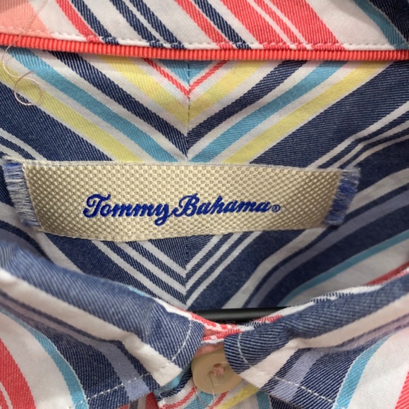 Tommy Bahama Button Down Shirt, Size Large - Picture 3 of 5